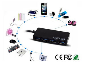 新設計 USB 3.0 集線器 專為MacBook打造的Type-C至4端口USB 3.0擴展塢